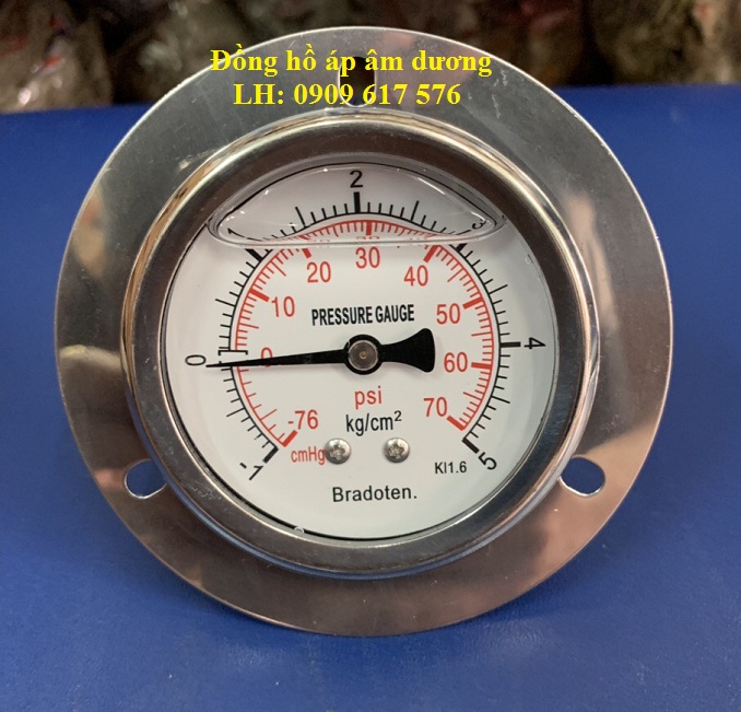 Đồng hồ áp âm 1 dương 5kg/cm2