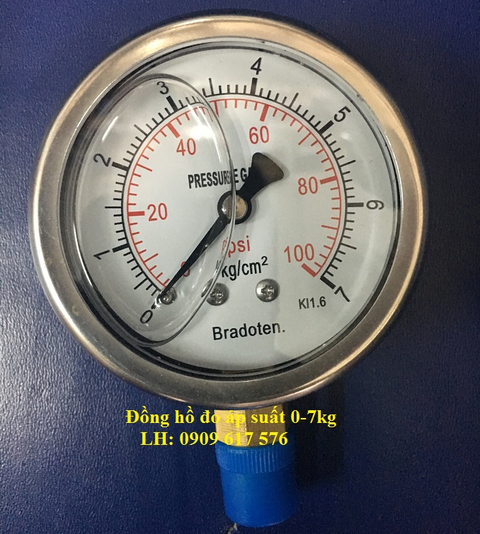 Đồng hồ đo áp suất 0-7kg/cm2