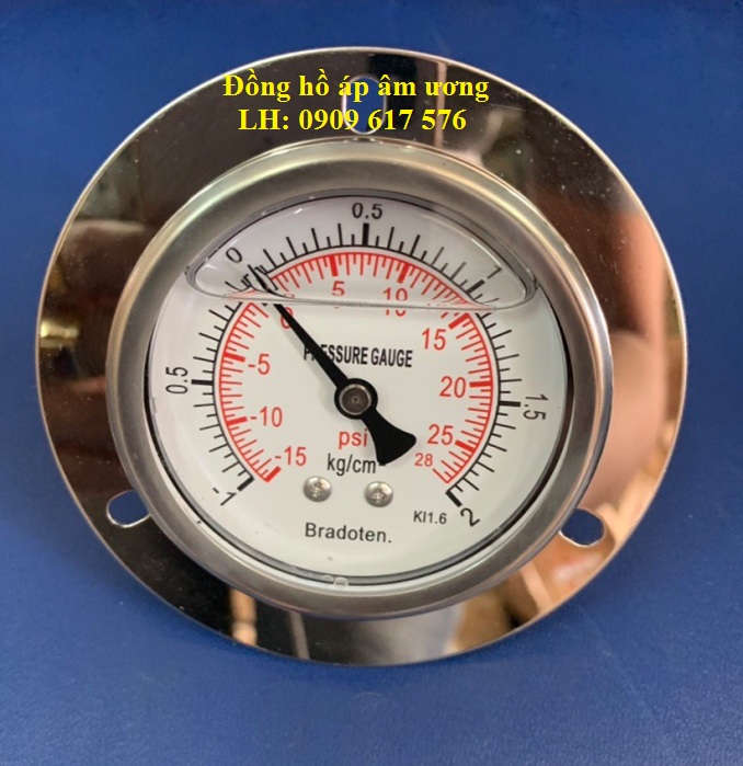 Đồng hồ đo áp suất âm 1 dương 2 kg/cm2
